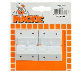 Mackie Corner Block White