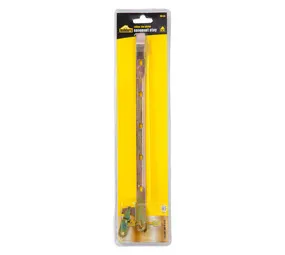 Builders Casement Stay Yellow Plated 300 mm