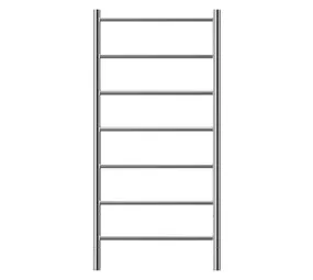 Jeeves Spartan F Heated Towel Rail Polished with Right Power Connection ZAF0520R