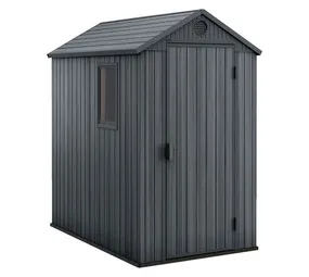 Keter Darwin 4 x 6 Garden Shed Grey1260 x 1830 x 2040 mm