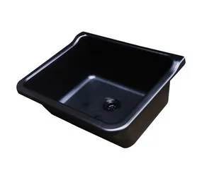 Builders Contractor Wash Trough Black 490 x 420 x 250 mm