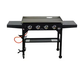 Alva Fuji 4 Burner Griddle BBQ Station 907 x 518 mm Gas