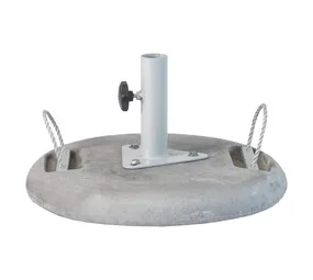 Concrete Base with Upstand and Handles 42 kg
