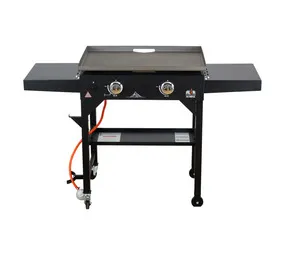 Alva Olympus 2 Burner Griddle BBQ Station 735 x 518 mm Gas