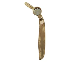 Builders Right-Side Window Handle Yellow Plated
