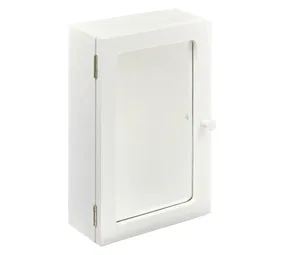 Decorwood Single Bathroom Cabinet White 255 x 115 x 350 mm