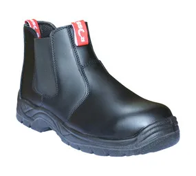 Ross CHBL-BOOT12 Chelsea Safety Boots Black Size 12