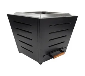 Casa Calore Aztec Smokeless Wood Burning Fire Pit Satin Black 635 x 546 mm
