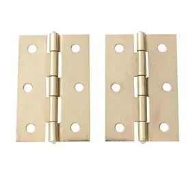 Mackie Butt Hinge Brass Plated 75 mm