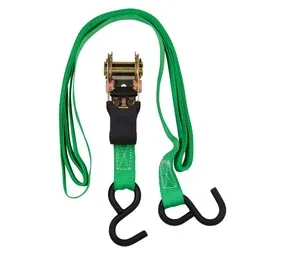 Smart Straps 340 kg Lashing Capacity Padded Ratchet Tie Down Green 4000 mm