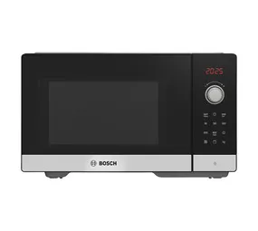 Bosch 25 L Stainless Steel Freestanding Microwave Oven Silver/Black FEL053MS1