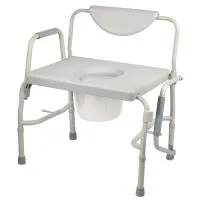 Commode Bariatric Heavy Duty Drop Arm