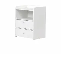 Budget Compactum With 2 Drawers White