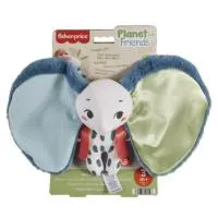 Fischer Price Planet All Ears Lovey Baby Sensory Toy Plush Elephant For Newborns