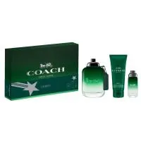 Coach Green 100ml 3pc Set 100ml EDT And 15ml And 100ml Shower Gel