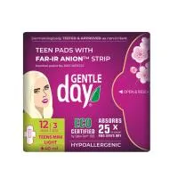 Gentle Day Pads Teens Mini L/flow 12 Pcs