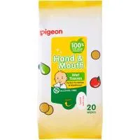 Pigeon Baby Hand & Mouth Wipes 2in1 20's