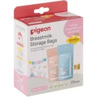Pigeon Breast Milk Storage Bags 25pc - Animal Design