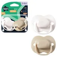 Tommee Tippee Cherry Latex Soother 0-6 Months 2 Pack