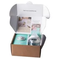 Tommee Tippee Mini Start00er Kit - 150ml Bottle And Newborn Soother 0-2 Months