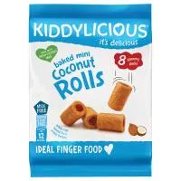 Kiddylicious Mini Coconut Rolls 55g