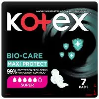 Kotex Bio-care Pads Maxi Protect Super 7 Ea