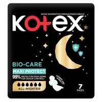 Kotex Bio-care Pads Maxi Protect Night 7 Ea