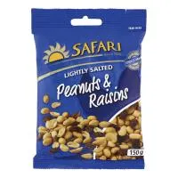 Safari Peanuts & Raisins 150g