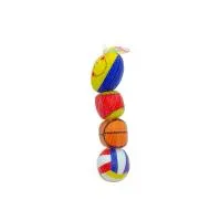 Ideal Toys Soft Ball In Net 4 Piece