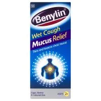 Benylin, Wet Cough Syrup, Mucus Relief, 100ml