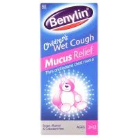 Benylin Children Wet Cough Syrup Mucus Relief Ages 2 To 12 200ml