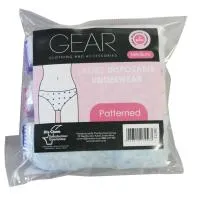 Gear Disposable Ladies Underwear Dotted Medium