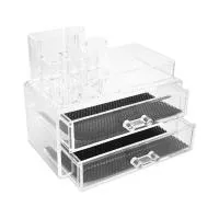 Cosmetic Organizer 7 Compartment + 2 Drawer Plastic 18.7x10x15.7cm