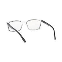 Reading Glasses With Pouch Shiny Transparent Black