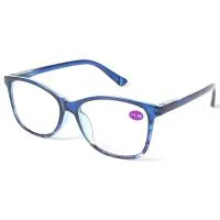 Reading Glasses Glareware Eyeware With Pouch Blue
