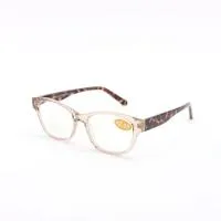 Glareware Reading Glasses Trendy Crystal Light Brown