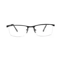 Glareware Reading Glasses Trendy Matt Black