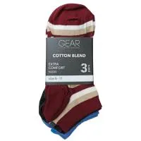 Socks 3pk Trainer Mens Low Cut