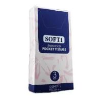Softi 2 Pk 3ply Pocket Tissues