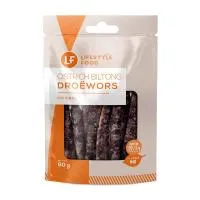 Lifestyle Ostrich Droewors 60g