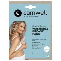 Carriwell Cotton Washable Breast Pads White