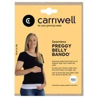Carriwell Seamless Pregg Belly Bando White 1