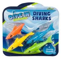 Dive In Diving Sharks 4pack
