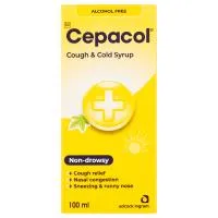 Cepacol Cough Cold Syrup Non-drowsy Alc. Free 100ml