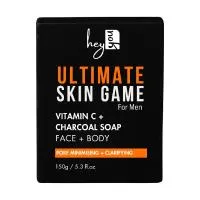 Hey You Ult Skin Game Charcoal Vit. C Bar Soap 150g