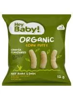 Hey Baby Organic Corn Puffs Cheese