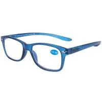 Glareware Reading Glasses Magnet With Pouch Matt Blue 2.50