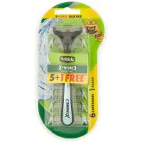 Schick Xtreme 3 Male Shaving Kit Subzero Razor + 6 Catridges