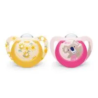Nuk Soother Silicone Genius Girl 2 Pack