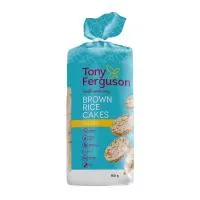 Tony Ferguson Rice Cakes Brown 150g